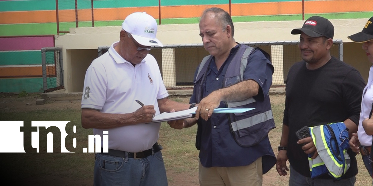 Foto: Avances con el estadio de béisbol en Nandaime / TN8