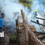 Foto: Incendio en vivienda de Batahola Sur, Managua / TN8