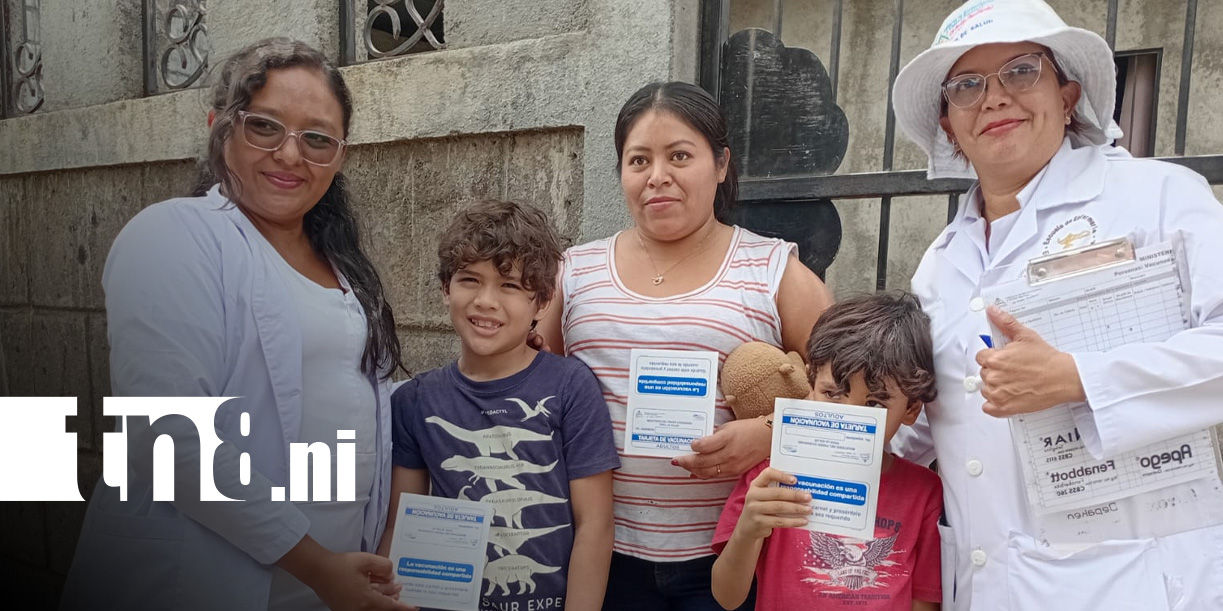 Foto: Vacunación contra la influenza en Managua / TN8