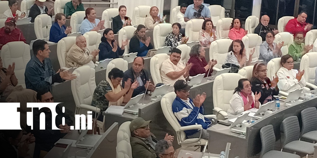 Foto: Aprobaciones de decretos en la Asamblea Nacional de Nicaragua / TN8