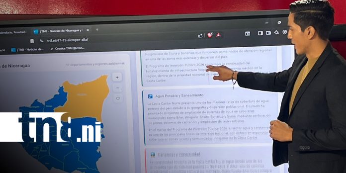 Foto: TN8.ni lanza mapa interactivo con obras de progreso en Nicaragua