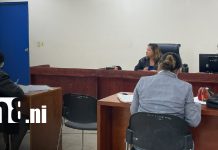 Foto: Juicio por femicidio de María Celeste en Masaya / TN8
