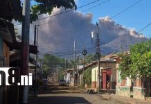 Foto: Volcán Telica registra emisión de gases y cenizas / TN8