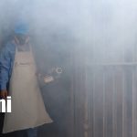 Brigadas de salud de Managua visitan hasta 700 viviendas en nueva campaña contra el dengue Foto: Fumigación en Managua / TN8