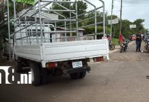 Una mujer lesionada deja colisión vehicular en uno de los accesos de Juigalpa Foto: Accidente de tránsito en Juigalpa, Chontales / TN8