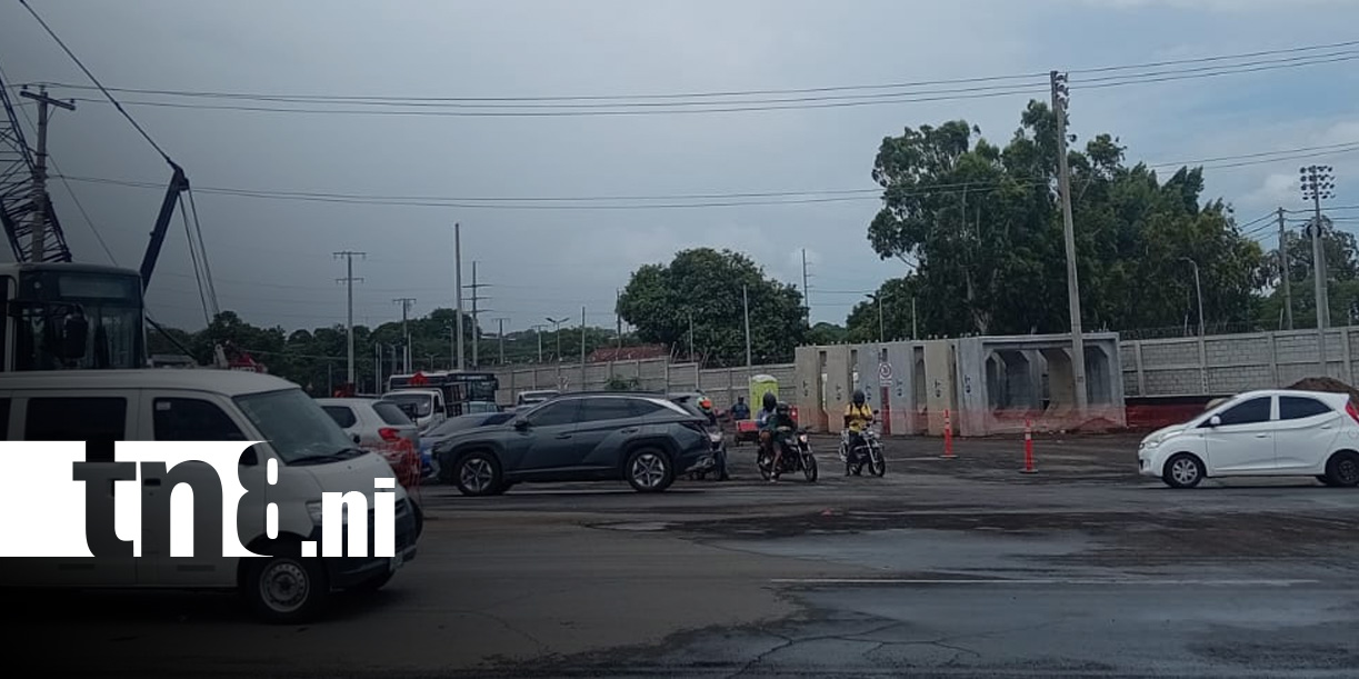 Foto: Nuevo desvío en Managua por obras de la Pista Héroes de la Insurrección / TN8