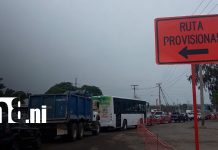 Atención conductores de Managua: cierre en la Rotonda El Periodista por avance de obras Foto: Nuevo desvío en Managua por obras de la Pista Héroes de la Insurrección / TN8