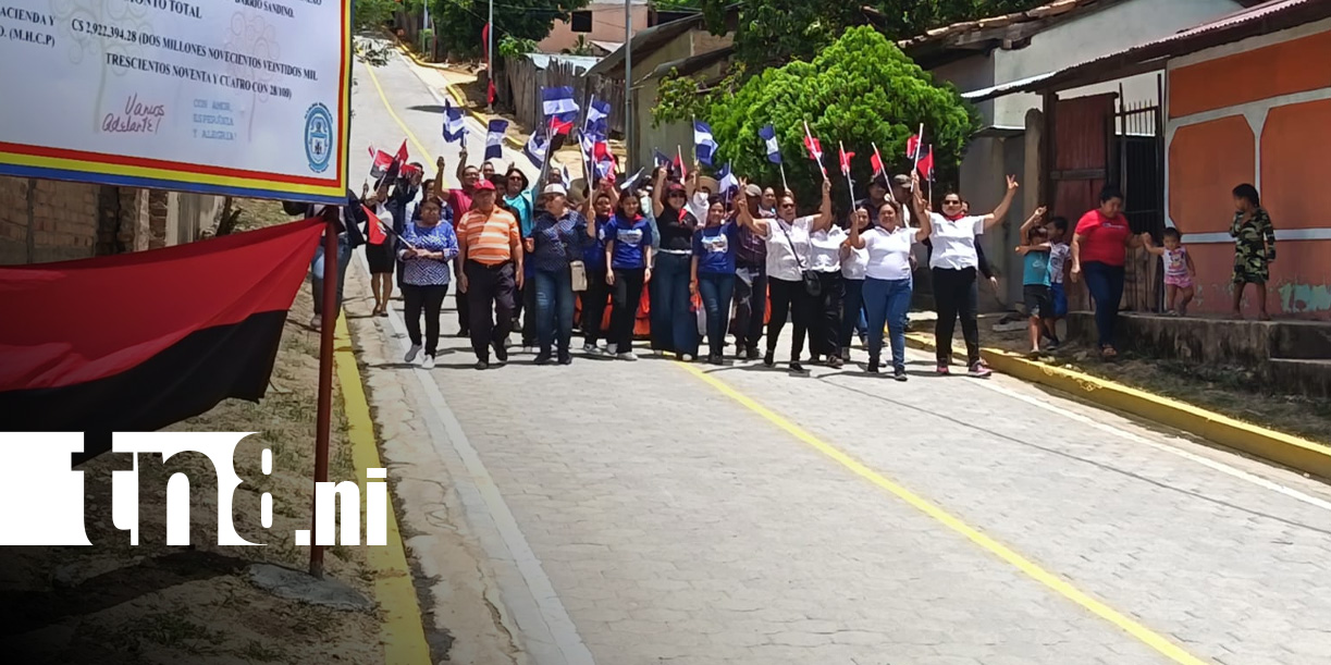 Foto: Remodelación de calles desde Ocotal / TN8
