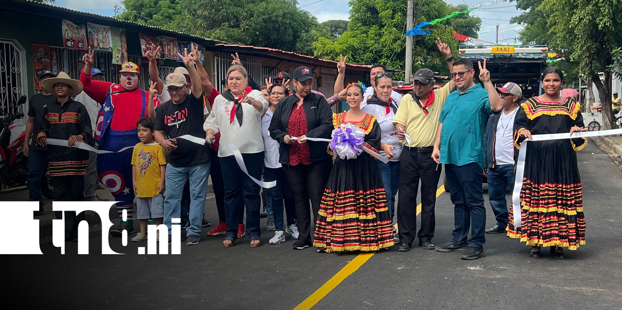 Foto: Nuevas calles en Managua / TN8