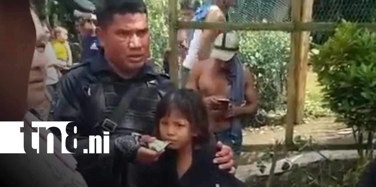 Foto: Apareció sana y salva la niña que había desaparecido en Santa María de Pantasma, Jinotega / TN8