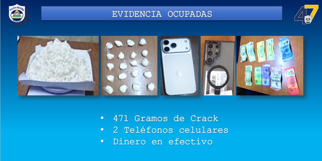 Foto: Captura de delincuentes en Chontales / TN8