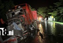 Foto: Brutal accidente con camiones en Chontales / TN8