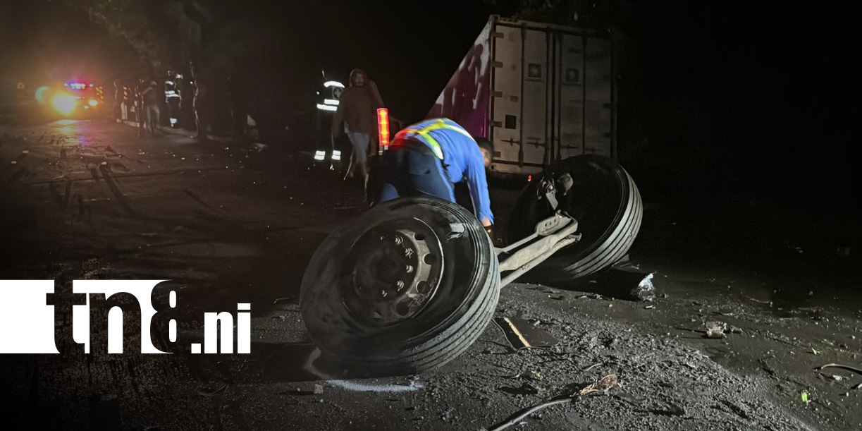 Foto: Brutal accidente con camiones en Chontales / TN8