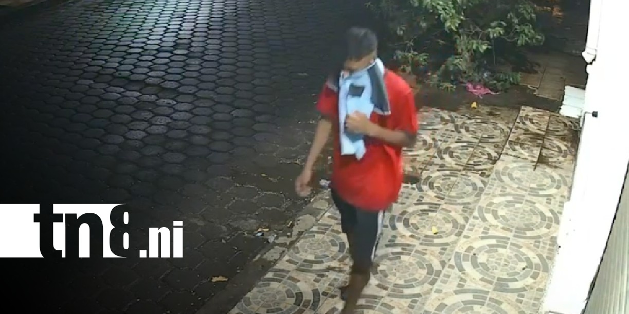 Foto: Robo de cámara en Chinandega / TN8