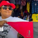 Mercado Ernesto Fernández en Masaya se viste de rojinegro para el 47/19 Foto: Venta de artículos por el 47/19 en Masaya / TN8