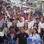 Estudiantes en Somoto, Madriz, rinden homenaje a la gesta histórica de los héroes estudiantiles Foto: Homenaje a estudiantes en Somoto, Madriz / TN8