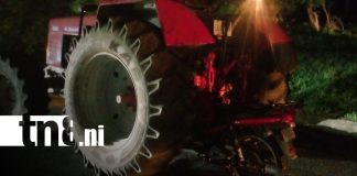 Foto: Accidente con tractor en León / TN8