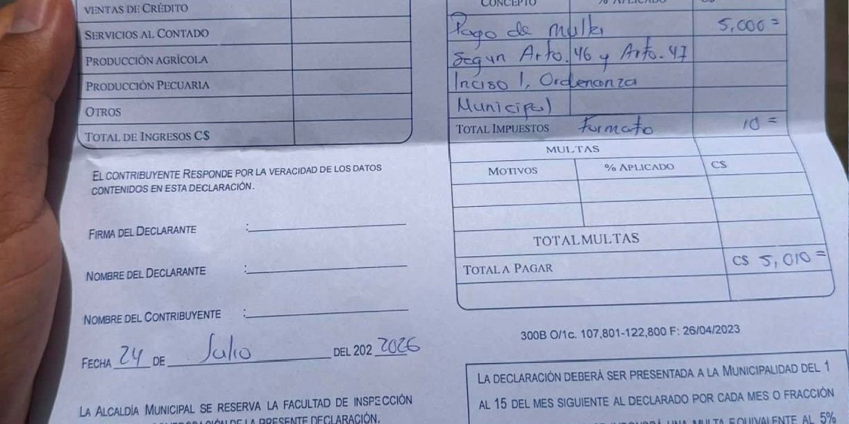 Foto: Multa y prisión para un hombre en Jinotega por botar basura de manera ilegal / TN8