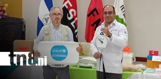 Foto: Donación de UNICEF para el MINSA Nicaragua / TN8