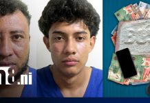 Operativo en Matagalpa deja dos detenidos y más de un kilo de cocaína incautada Foto: Operativo policial en Matagalpa permite incautación de drogas / TN8