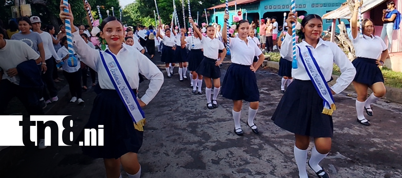 Foto: Nicaragua se llena de fervor patrio con el tercer desfile escolar 2026/TN8