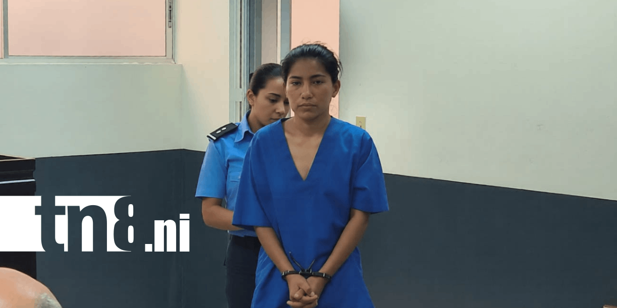 Foto: Acusada por la muerte de su hija de 4 años llega a los Juzgados de Managua /TN8