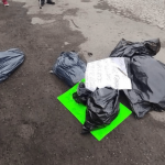 Foto: Restos humanos aparecen junto a mensajes de amenaza en México /Cortesía