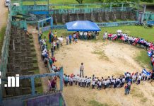 Alcaldía de Puerto Cabezas inicia rehabilitación del estadio comunal de Tuapi Foto: Inician la rehabilitación del estadio comunal de Tuapi/TN8