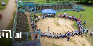 Foto: Inician la rehabilitación del estadio comunal de Tuapi/TN8