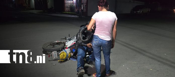 Foto: Motociclista resulta gravemente herido tras violenta colisión en Ciudad Sandino/TN8