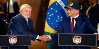 Foto: Petro se despide de Lula antes del cambio de mando en Colombia/Cortesía