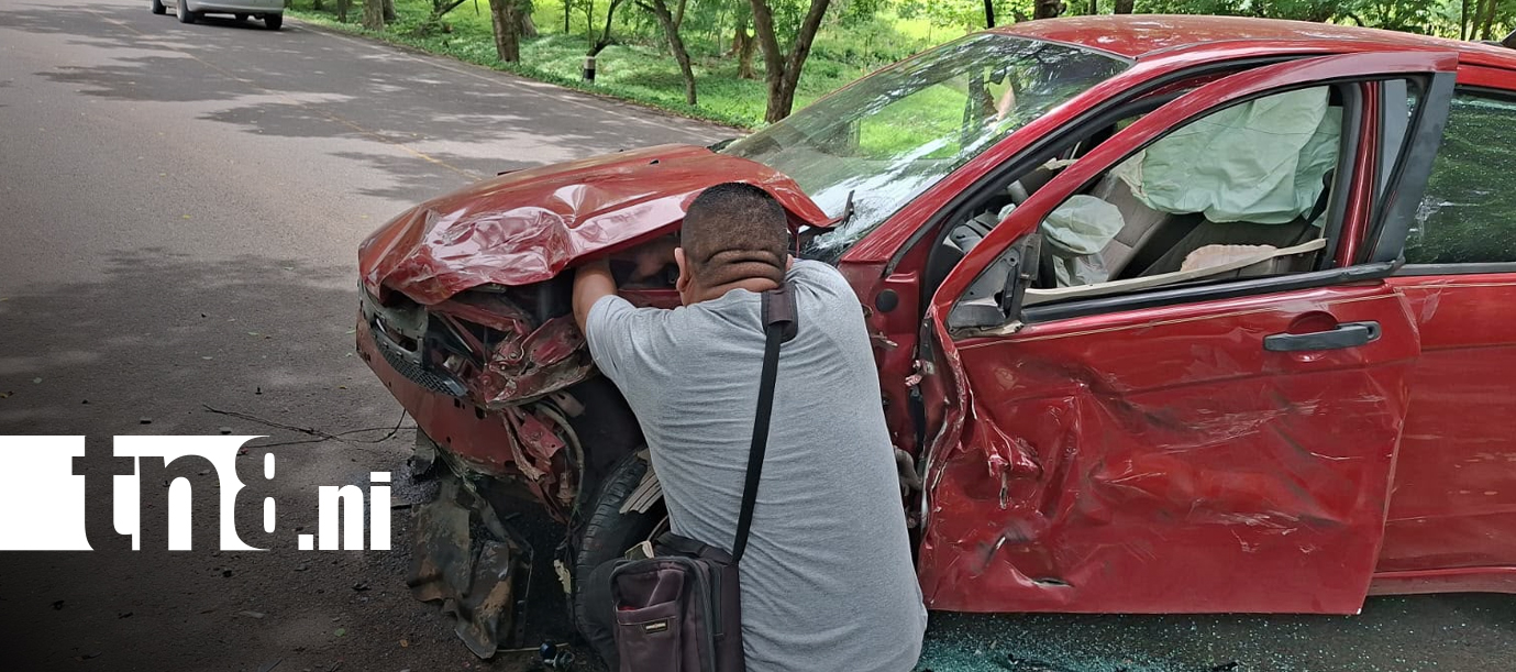 Foto: Triple colisión en la carretera Juigalpa–El Rama deja varios lesionados/TN8