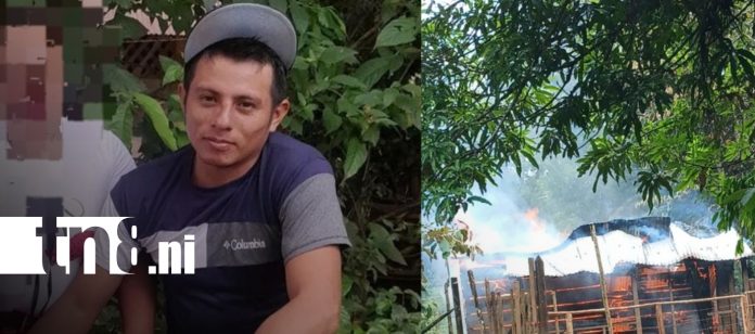 Foto: Buscan a sospechoso de incendiar vivienda de su expareja en Siuna/TN8