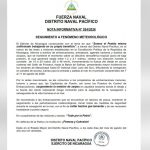 Fuerza Naval mantiene vigilancia ante fenómeno meteorológico en el Pacífico Foto: Fuerza Naval mantiene vigilancia ante fenómeno meteorológico en el Pacífico/Cortesía