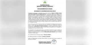 Foto: Fuerza Naval mantiene vigilancia ante fenómeno meteorológico en el Pacífico/Cortesía