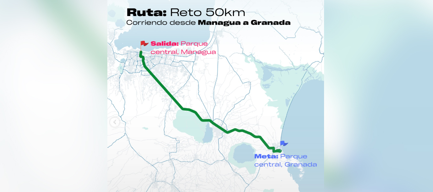 Foto: Fran Runner, se prepara para correr 50 kilómetros entre Managua y Granada/Cortesía