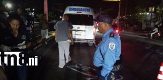 Foto: Hombre fallece al ser atropellado por varios vehículos tras salir de un hospedaje en Managua/TN8