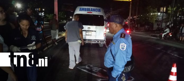 1 Foto: Hombre fallece al ser atropellado por varios vehículos tras salir de un hospedaje en Managua/TN8