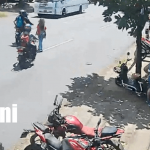 Foto: Cruza transitada vía en Managua y casi termina arrollada /TN8