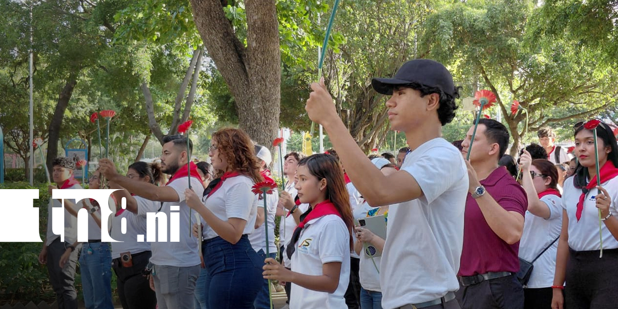 Foto: Juventud Sandinista rinde homenaje a Tomás Borge en el 96 aniversario de su natalicio/TN8