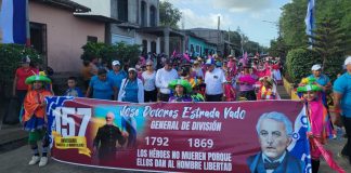 Foto: Nandaime honra al Héroe Nacional General José Dolores Estrada/Cortesía