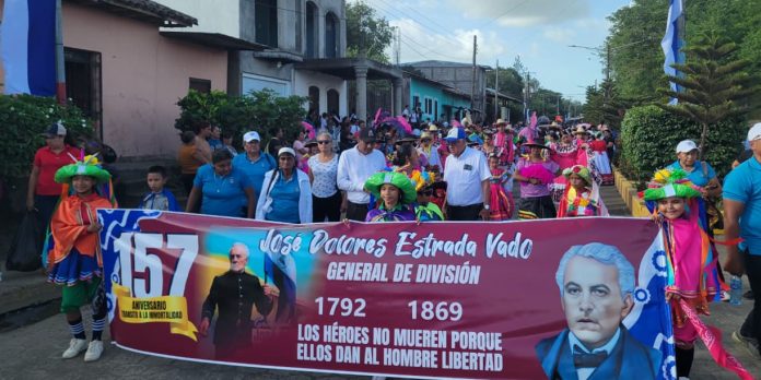 1 Foto: Nandaime honra al Héroe Nacional General José Dolores Estrada/Cortesía