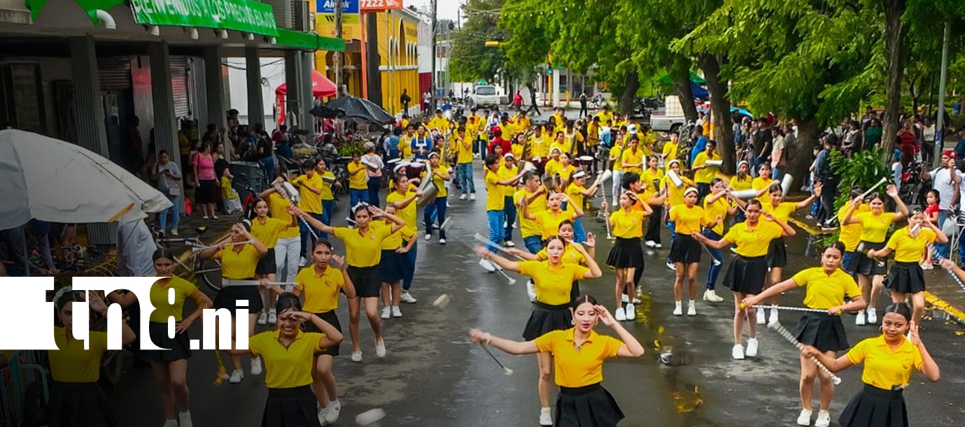 Foto: Nicaragua se viste de azul y blanco con el inicio de los Desfiles Patrios 2026/TN8
