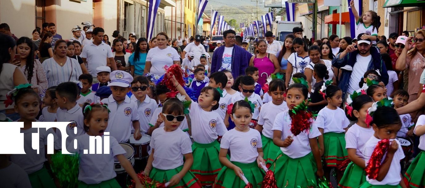 Foto: Nicaragua se viste de azul y blanco con el inicio de los Desfiles Patrios 2026/TN8