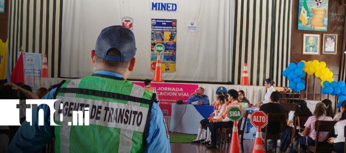 1 Foto: Policía Nacional refuerza educación vial entre estudiantes de Rivas/TN8