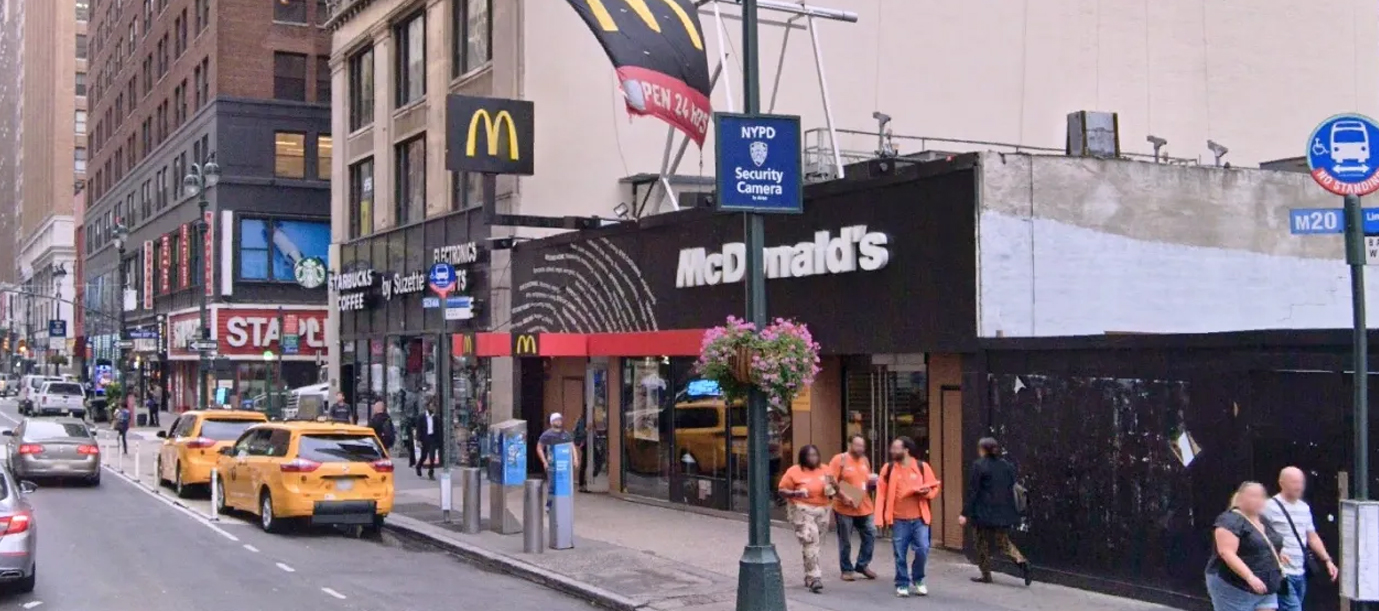 Foto: Apuñalan a turista dentro de un McDonald’s de Nueva York/Cortesía