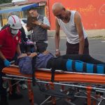 Foto: Accidente deja a motociclista y acompañante lesionados en Managua/TN8