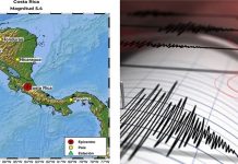 Dos sismos sorprenden a Costa Rica con apenas dos minutos de diferencia Foto: Costa Rica registra dos sismos de 5.4 y 4.8 grados/Cortesía
