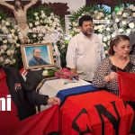Familiares y compañeros honran la memoria de Miguel Ángel Bermúdez, líder sindical Foto: Familiares y compañeros despiden a José Ángel Bermúdez, histórico defensor de los trabajadores/TN8