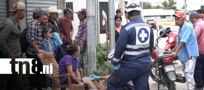 Foto: Adulta mayor resulta atropellada mientras cruzaba una calle en Estelí / TN8